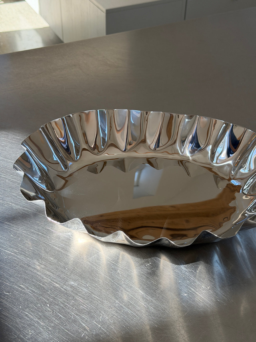 Chrome tray
