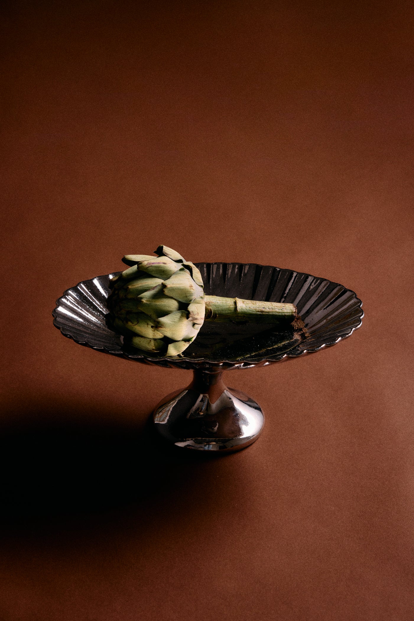 Stor opsats / stentøj-krom