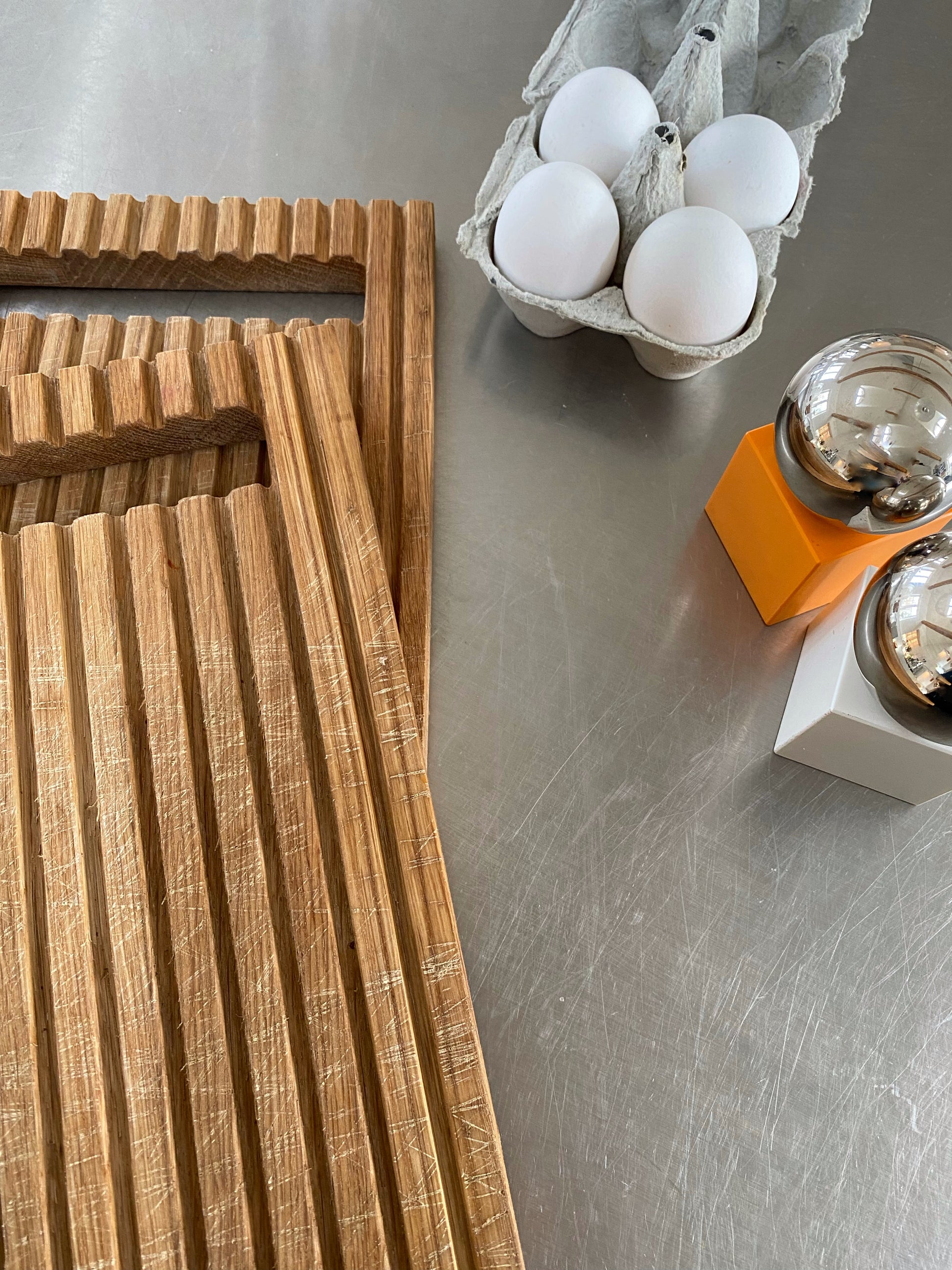 Sæt med 2 skærebrætter