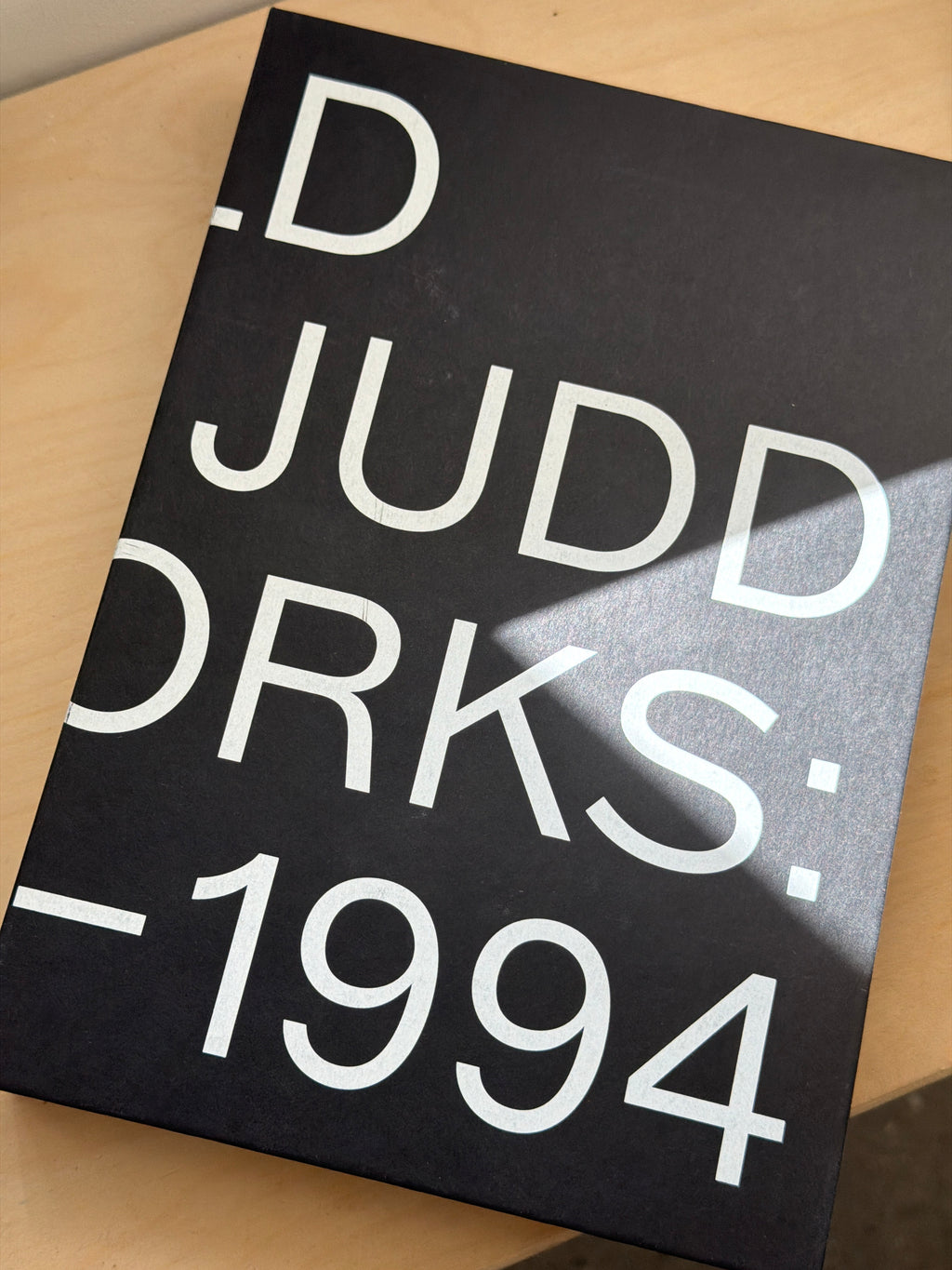 Donald Judd works