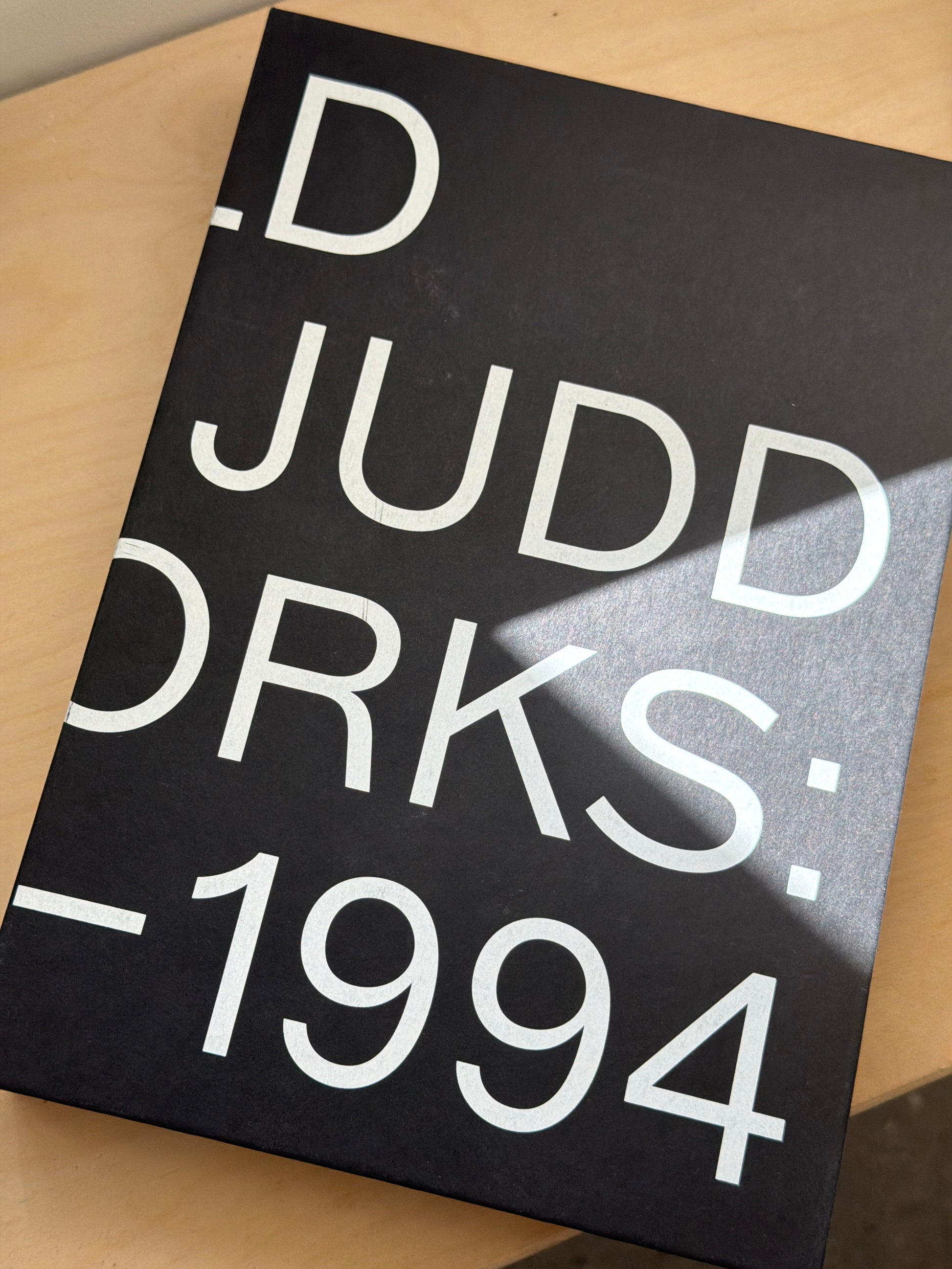 Donald Judd works