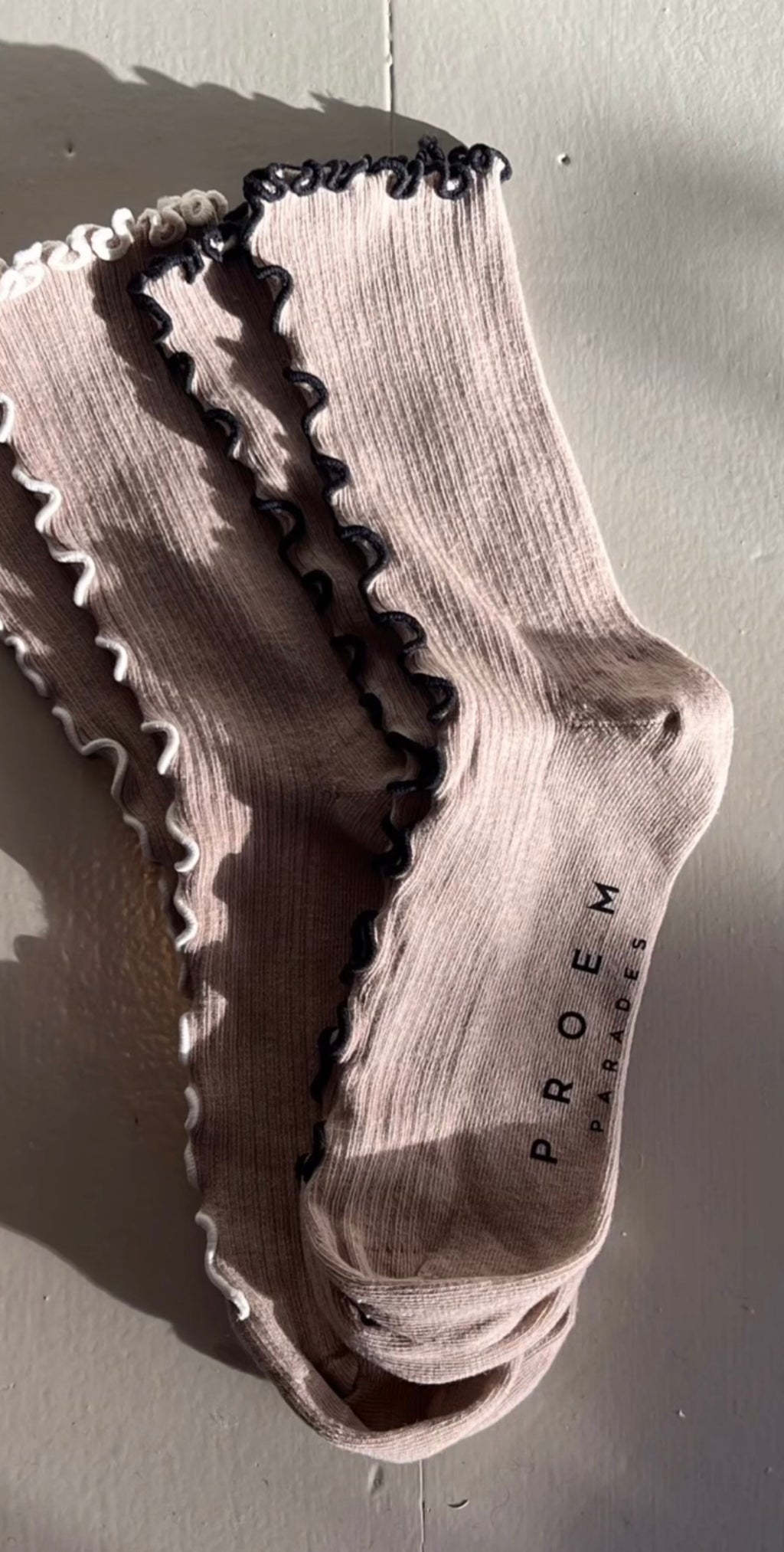 Proem parades socks / 2 pairs beige