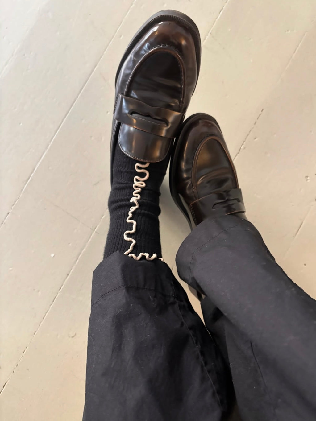 Proem parades strømper / 2 pak Black