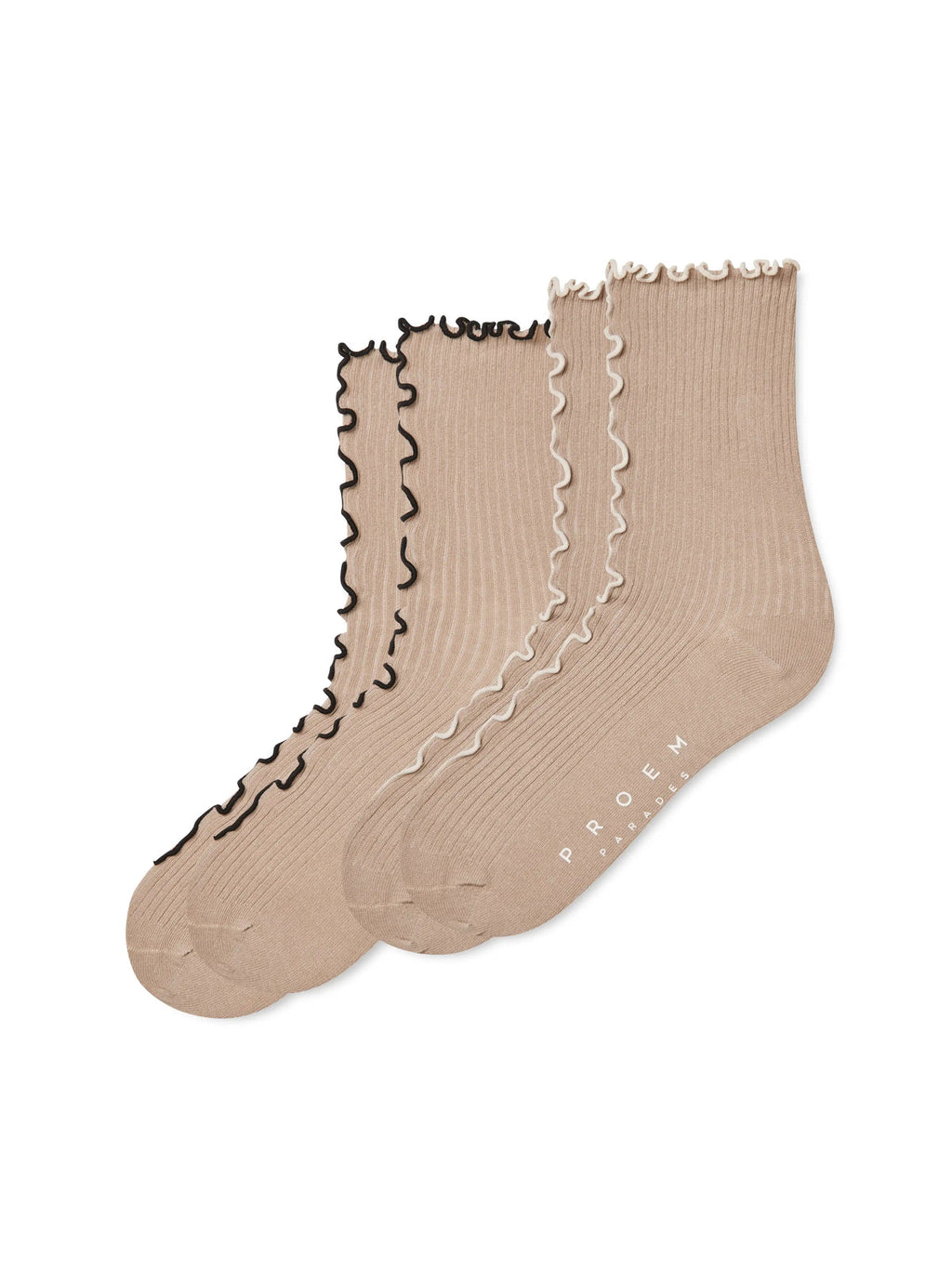 Proem parades socks / 2 pairs beige
