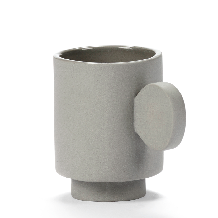 Inner circle espresso kop / light grey