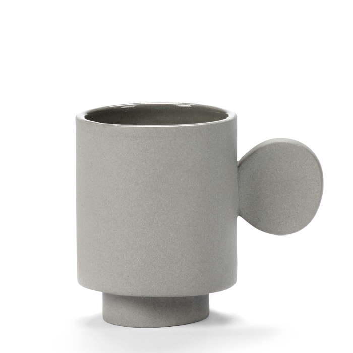 Inner circle espresso kop / light grey